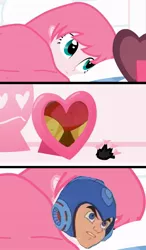 Size: 596x1024 | Tagged: safe, banned from derpibooru, deleted from derpibooru, derpibooru import, oc, oc:fluffle puff, equestria girls, equestria girls-ified, exploitable meme, gutsman's ass, megaman, meme