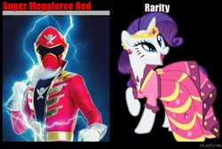 Size: 898x602 | Tagged: safe, banned from derpibooru, deleted from derpibooru, derpibooru import, rarity, power rangers super megaforce