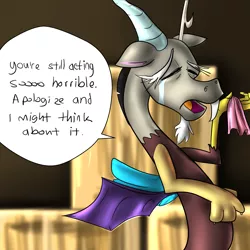 Size: 2000x2000 | Tagged: safe, artist:whisperfoot, banned from derpibooru, deleted from derpibooru, derpibooru import, discord, ask balloon octavia, ask, crying, handkerchief, napkin, sad, solo, tumblr