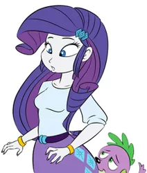 Size: 237x280 | Tagged: safe, artist:ponut_joe edit, banned from derpibooru, deleted from derpibooru, derpibooru import, edit, rarity, spike, dog, equestria girls, ass, butt, female, from behind, male, nail polish, shipping, sniffing, sparity, spike gets all the mares, spike the dog, straight