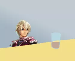 Size: 550x450 | Tagged: safe, banned from derpibooru, deleted from derpibooru, derpibooru import, barely pony related, chocolate, chocolate milk, exploitable meme, meme, milk, shulk, spilled milk, xenoblade chronicles