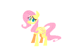 Size: 550x400 | Tagged: safe, artist:spacekitsch, banned from derpibooru, deleted from derpibooru, derpibooru import, fluttershy, animated, blinking, cute, dancing, shyabetes, solo