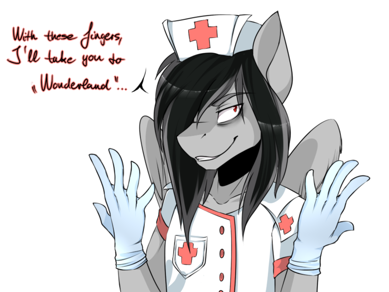 Size: 903x677 | Tagged: safe, artist:harmoniousrain, banned from derpibooru, deleted from derpibooru, derpibooru import, oc, oc:winged cross, unofficial characters only, anthro, nurse, simple background, solo, transparent background