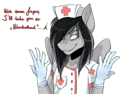 Size: 903x677 | Tagged: safe, artist:harmoniousrain, banned from derpibooru, deleted from derpibooru, derpibooru import, oc, oc:winged cross, unofficial characters only, anthro, nurse, simple background, solo, transparent background