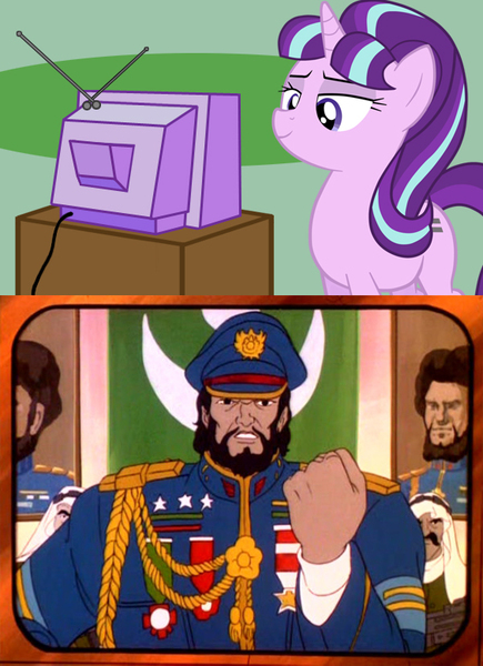 Size: 564x778 | Tagged: safe, banned from derpibooru, deleted from derpibooru, derpibooru import, starlight glimmer, human, the cutie map, abdul fakkadi, carbombya, exploitable meme, meme, obligatory pony, transformers, tv meme