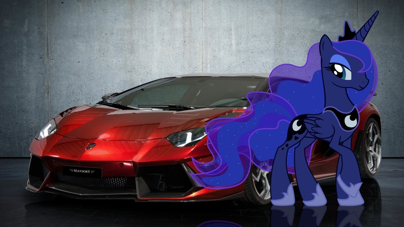 Size: 1920x1080 | Tagged: safe, artist:rdbrony16, banned from derpibooru, deleted from derpibooru, derpibooru import, princess luna, car, lamborghini, lamborghini aventador