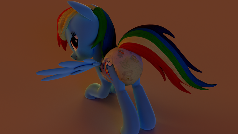 Size: 1920x1080 | Tagged: questionable, artist:creatorofpony, artist:llimuc, banned from derpibooru, deleted from derpibooru, derpibooru import, rainbow dash, 3d, bedroom eyes, blender, diaper, diaper fetish, fetish, urine, wet diaper