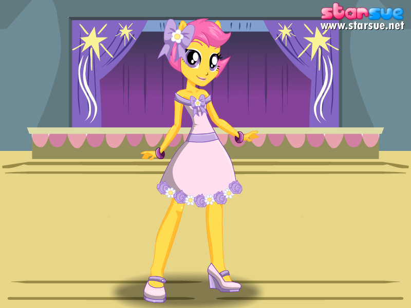 Size: 800x600 | Tagged: safe, artist:cg1995, banned from derpibooru, deleted from derpibooru, derpibooru import, scootaloo, a canterlot wedding, equestria girls, bridesmaid dress, clothes, dress, flower girl, starsue