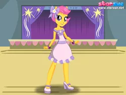 Size: 800x600 | Tagged: safe, artist:cg1995, banned from derpibooru, deleted from derpibooru, derpibooru import, scootaloo, a canterlot wedding, equestria girls, bridesmaid dress, clothes, dress, flower girl, starsue