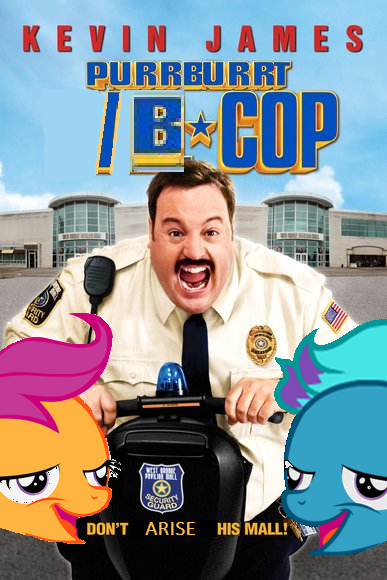 Size: 387x580 | Tagged: safe, banned from derpibooru, deleted from derpibooru, derpibooru import, chickun, exploitable meme, faic, forced meme, meme, paul blart mall cop, stupid