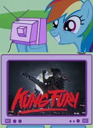 Size: 563x771 | Tagged: safe, banned from derpibooru, deleted from derpibooru, derpibooru import, rainbow dash, exploitable meme, kung fury, meme, obligatory pony, tv meme, youtube