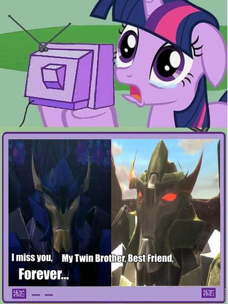 Size: 719x960 | Tagged: safe, banned from derpibooru, deleted from derpibooru, derpibooru import, twilight sparkle, dreadwing, exploitable meme, meme, obligatory pony, skyquake, transformers, tv meme