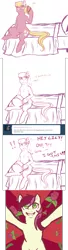Size: 1089x3976 | Tagged: safe, artist:amnestie, banned from derpibooru, deleted from derpibooru, derpibooru import, lily, lily valley, roseluck, ask lily, ask, tumblr