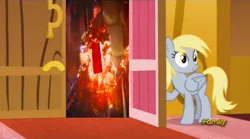 Size: 1273x706 | Tagged: safe, banned from derpibooru, deleted from derpibooru, derpibooru import, derpy hooves, slice of life (episode), derpy's door, exploitable meme, lego, meme, obligatory pony, the lego movie
