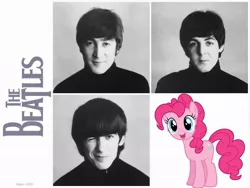 Size: 1024x768 | Tagged: safe, banned from derpibooru, deleted from derpibooru, derpibooru import, pinkie pie, party pooped, george harrison, john lennon, paul mccartney, the beatles