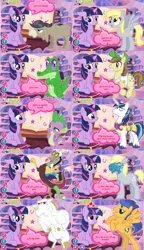 Size: 694x1205 | Tagged: safe, banned from derpibooru, deleted from derpibooru, derpibooru import, bulk biceps, cranky doodle donkey, derpy hooves, discord, flash sentry, gummy, hayseed turnip truck, shining armor, spike, twilight sparkle, brother and sister, bulklight, crankylight, discolight, female, flashlight, fynsy, game, gummylight, haylight, incest, infidelity, lesbian, male, online game, shiningsparkle, shipping, siblings, snow, snowflake, straight, twerpy, twicest, twispike