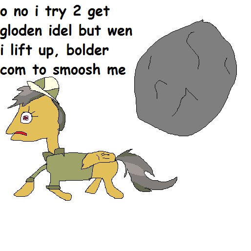 Size: 514x514 | Tagged: safe, artist:dellovan, banned from derpibooru, deleted from derpibooru, derpibooru import, daring do, tom, comic sans, ms paint, stylistic suck