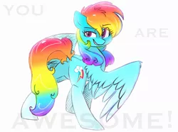 Size: 1962x1460 | Tagged: safe, artist:imarieu, banned from derpibooru, deleted from derpibooru, derpibooru import, rainbow dash, featureless crotch, solo