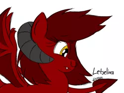 Size: 1024x768 | Tagged: safe, artist:xwoofyhoundx, banned from derpibooru, deleted from derpibooru, derpibooru import, oc, oc:letselina, unofficial characters only, demon, succubus, horns, solo