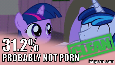 Size: 400x225 | Tagged: safe, banned from derpibooru, deleted from derpibooru, derpibooru import, shining armor, twilight sparkle, friendship is witchcraft, caption, exploitable meme, image macro, meme, not creepy, text