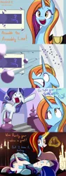 Size: 1500x4000 | Tagged: safe, artist:amarcato, banned from derpibooru, deleted from derpibooru, derpibooru import, rarity, sassy saddles, canterlot boutique, acupuncture, alternate ending, comic, pins