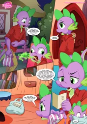 Size: 1024x1447 | Tagged: safe, artist:bbmbbf, banned from derpibooru, deleted from derpibooru, derpibooru import, spike, anthro, comic:sex ed with twilight sparkle, equestria untamed, comic, palcomix