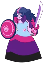 Size: 2192x2948 | Tagged: safe, banned from derpibooru, deleted from derpibooru, derpibooru import, twilight sparkle, equestria girls, alternate color palette, palette swap, recolor, rose quartz (steven universe), solo, steven universe