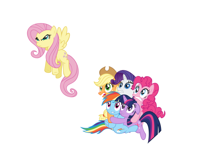 my little pony rainbow dash and fluttershy wallpaper