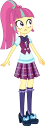 Size: 2002x5571 | Tagged: safe, artist:paulysentry, banned from derpibooru, deleted from derpibooru, derpibooru import, sour sweet, equestria girls, friendship games, absurd resolution, bowtie, clothes, crystal prep academy, crystal prep academy uniform, crystal prep shadowbolts, female, high heels, open mouth, pleated skirt, ponytail, school uniform, shoes, simple background, skirt, socks, solo, transparent background, vector