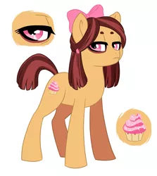 Size: 1024x1146 | Tagged: safe, artist:lopoddity, banned from derpibooru, deleted from derpibooru, derpibooru import, oc, oc:cupcake, unofficial characters only, earth pony, pony, pandoraverse, next generation, offspring, parent:cheese sandwich, parent:pinkie pie, parents:cheesepie, simple background, solo, white background