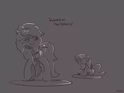 Size: 4000x3000 | Tagged: safe, artist:dilarus, banned from derpibooru, deleted from derpibooru, derpibooru import, fluttershy, rainbow dash, comic:the best of intentions, comic, grayscale, monochrome