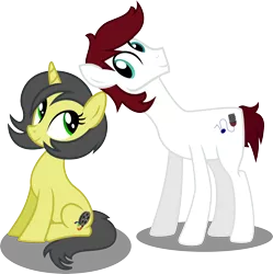 Size: 5251x5281 | Tagged: safe, artist:paulysentry, banned from derpibooru, deleted from derpibooru, derpibooru import, oc, oc:manny bastion, oc:pauly sentry, unofficial characters only, earth pony, pony, unicorn, absurd resolution