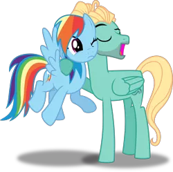 Size: 4408x4389 | Tagged: safe, artist:paulysentry, banned from derpibooru, deleted from derpibooru, derpibooru import, rainbow dash, zephyr breeze, pegasus, pony, flutter brutter, absurd resolution, cutie mark, female, male, mare, shipping, simple background, straight, transparent background, vector, wings, zephdash