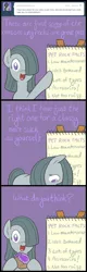 Size: 670x2096 | Tagged: safe, artist:atlur, banned from derpibooru, deleted from derpibooru, derpibooru import, marble pie, ask the pie sisters, ask, comic, pet rock, rock, tumblr