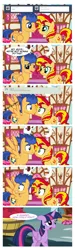 Size: 2076x6897 | Tagged: safe, artist:paulysentry, banned from derpibooru, deleted from derpibooru, derpibooru import, flash sentry, sunset shimmer, twilight sparkle, twilight sparkle (alicorn), alicorn, pony, ask flash sentry, ask, comic, crying, deviantart, female, flashimmer, implied flashlight, implied shipping, implied straight, just friends, kissing, male, shipping, straight