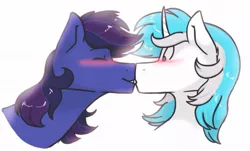 Size: 1024x619 | Tagged: safe, artist:hiccupsdoesart, banned from derpibooru, deleted from derpibooru, derpibooru import, oc, oc:bramble snap, oc:neon blitz, unofficial characters only, blushing, eyes closed, gay, kissing, male, surprised, surprise kiss