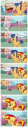 Size: 2024x9181 | Tagged: safe, artist:paulysentry, banned from derpibooru, deleted from derpibooru, derpibooru import, flash sentry, sunset shimmer, ask flash sentry, comic, image, png, sad, teleportation