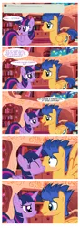 Size: 2028x5744 | Tagged: safe, artist:paulysentry, banned from derpibooru, deleted from derpibooru, derpibooru import, flash sentry, twilight sparkle, twilight sparkle (alicorn), alicorn, pegasus, pony, ask flash sentry, absurd resolution, ask, blushing, comic, female, flashlight, golden oaks library, image, kissing, library, male, mare, png, shipping, smiling, spread wings, stallion, straight, wingboner, wings