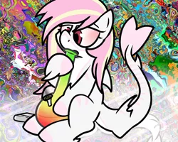 Size: 1000x800 | Tagged: safe, artist:pokefound, banned from derpibooru, deleted from derpibooru, derpibooru import, oc, oc:rainy skies, unofficial characters only, original species, shark, shark pony, bong, drugs, female, high, marijuana, solo