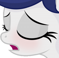 Size: 666x660 | Tagged: suggestive, artist:vito, banned from derpibooru, deleted from derpibooru, derpibooru import, edit, oc, oc:daylily, unofficial characters only, bat pony, pony, animated, blushing, close-up, cute, cute little fangs, face, fangs, gif, implied penetration, implied sex, simple background, solo, transparent background, vibrating