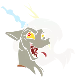 Size: 749x750 | Tagged: safe, artist:acesential, banned from derpibooru, color edit, deleted from derpibooru, derpibooru import, edit, discord, draconequus, .svg available, colored, eris, maw, open mouth, rule 63, simple background, svg, tongue out, transparent background, vector