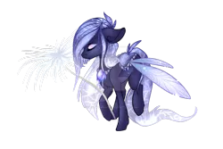 Size: 1024x683 | Tagged: safe, artist:petrinox, banned from derpibooru, deleted from derpibooru, derpibooru import, oc, oc:wishful tears, unofficial characters only, original species, pond pony, pony, female, mare, simple background, solo, transparent background, watermark