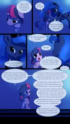 Size: 720x1280 | Tagged: safe, artist:little-tweenframes, banned from derpibooru, deleted from derpibooru, derpibooru import, princess luna, sci-twi, twilight sparkle, ponified, alicorn, pony, comic:an ace of hearts, series:sciset diary, asexual, asexuality, comic, crying, dialogue, female, floppy ears, guilt, implied lesbian, implied scitwishimmer, implied shipping, implied sunsetsparkle, lesbian, mare, mouthpiece, sad, shipping, speech bubble, twiluna