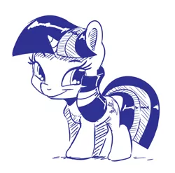 Size: 1416x1400 | Tagged: safe, artist:dilarus, banned from derpibooru, deleted from derpibooru, derpibooru import, twilight sparkle, pony, unicorn, adorkable, cute, dork, female, filly, filly twilight sparkle, monochrome, solo, twiabetes, younger