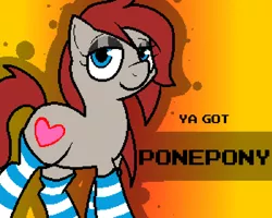 Size: 1000x800 | Tagged: safe, artist:pokefound, banned from derpibooru, deleted from derpibooru, derpibooru import, oc, oc:ponepony, unofficial characters only, pony, banned from equestria daily, clothes, eyeshadow, female, makeup, socks, solo, striped socks