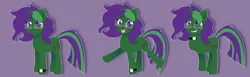 Size: 3500x1080 | Tagged: safe, artist:little-tweenframes, banned from derpibooru, deleted from derpibooru, derpibooru import, oc, oc:buggy code, unofficial characters only, pony, unicorn, pose, rig, toon boom