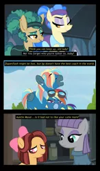 Size: 1280x2196 | Tagged: safe, artist:lopoddity, banned from derpibooru, deleted from derpibooru, derpibooru import, maud pie, rainbow dash, sapphire shores, oc, oc:aerostorm, oc:cupcake, oc:frenzied beats, earth pony, pegasus, pony, pandoraverse, aunt and niece, clothes, ear piercing, earring, female, goggles, jewelry, male, mare, mother and child, mother and daughter, mother and son, next generation, offspring, parent:cheese sandwich, parent:coloratura, parent:dumbbell, parent:hayseed turnip truck, parent:pinkie pie, parent:rainbow dash, parent:sapphire shores, parents:cheesepie, parents:dumbdash, parents:hayseedshores, piercing, stallion, uniform, wonderbolts uniform