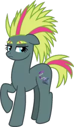 Size: 716x1216 | Tagged: safe, artist:amrasfelagund, banned from derpibooru, deleted from derpibooru, derpibooru import, oc, oc:carbonado effect, unofficial characters only, earth pony, pony, description is relevant, floppy ears, friendship is magic: the next generation, headcanon in the description, magical lesbian spawn, offspring, parent:maud pie, parent:trixie, parents:mauxie, simple background, solo, transparent background