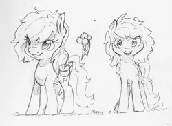 Size: 2066x1513 | Tagged: safe, artist:dilarus, banned from derpibooru, deleted from derpibooru, derpibooru import, rainbow dash, pegasus, pony, alternate hairstyle, cute, cutie mark, dashabetes, female, mare, monochrome, simple background, sketch, smiling, solo, traditional art, white background