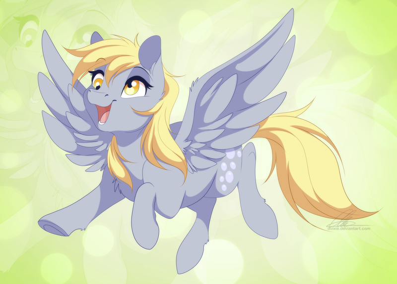 Size: 3645x2614 | Tagged: safe, artist:dvixie, banned from derpibooru, deleted from derpibooru, derpibooru import, derpy hooves, pegasus, pony, female, flying, happy, mare, solo, spread wings, wings, zoom layer